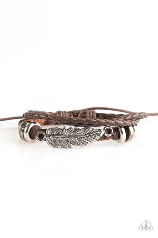 Paparazzi Bracelet ~ Bow and SPARROW - Brown
