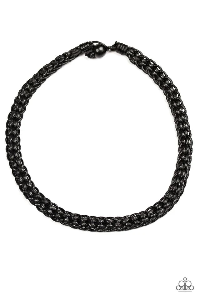 Paparazzi Necklace ~ Trail Guide - Black