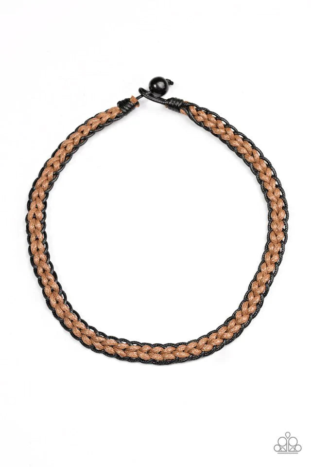 Paparazzi Necklace ~ Trail Guide - Brown