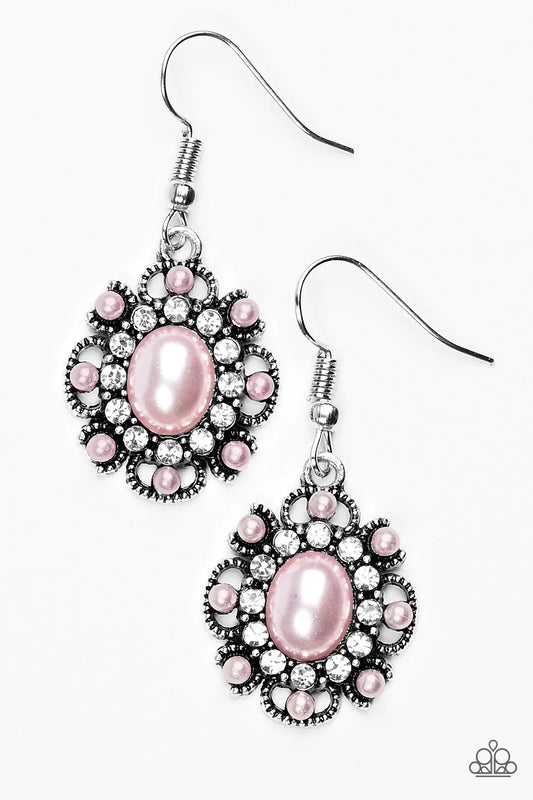 Paparazzi Earring ~ Blooming Romance - Pink