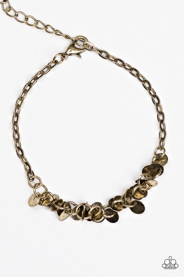 Paparazzi Bracelet ~ Shimmer Train - Brass