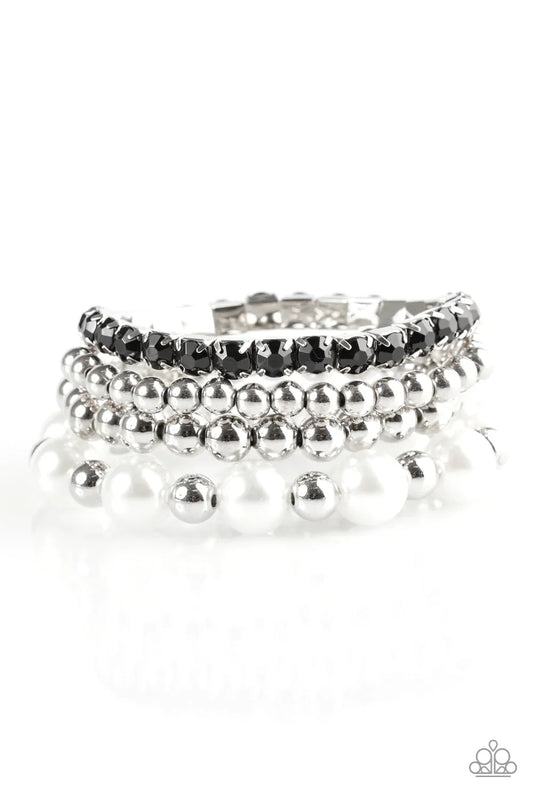 Paparazzi Bracelet ~ RITZ Factor - Black