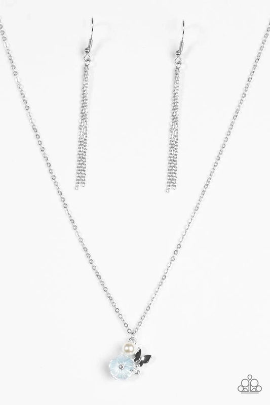 Paparazzi Necklace ~ Girl Glimmer - Blue