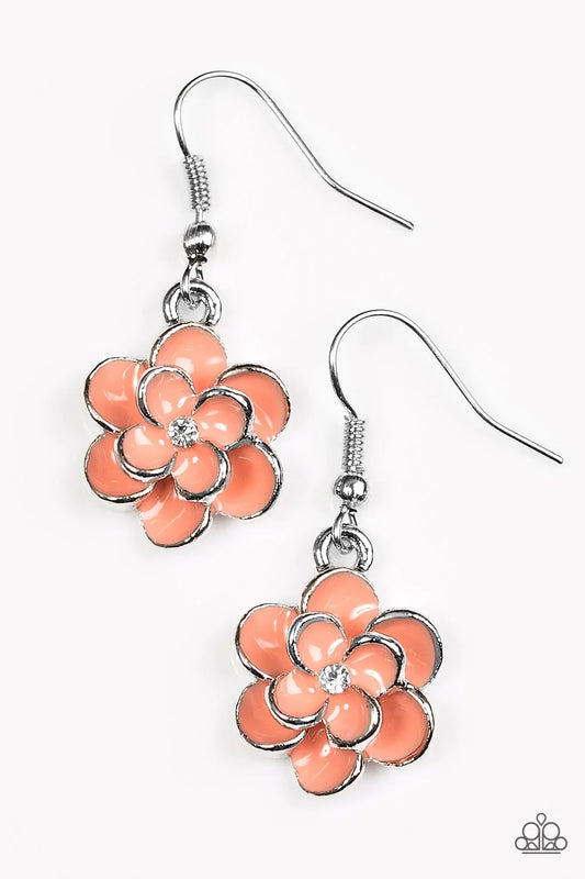 Paparazzi Earring ~ Merry Meadows - Orange