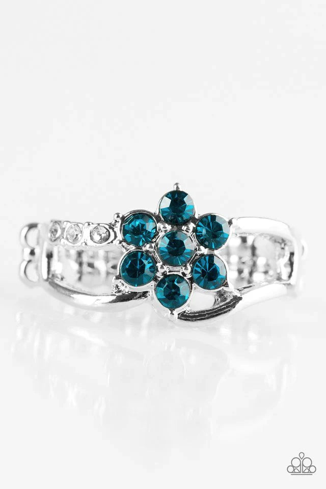 Paparazzi Ring ~ Garden Gleam - Blue