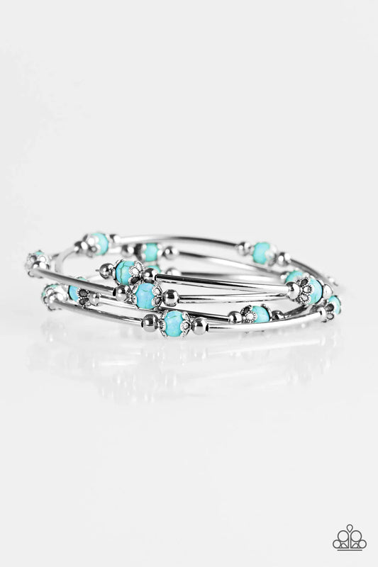 Paparazzi Bracelet ~ Trade Route - Blue
