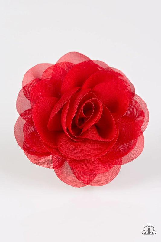 Paparazzi Hair Accessories ~ Pretty Petunia - Red