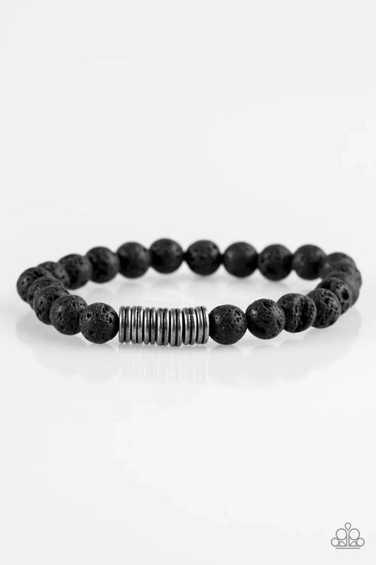 Paparazzi Bracelet ~ Vigor - Black