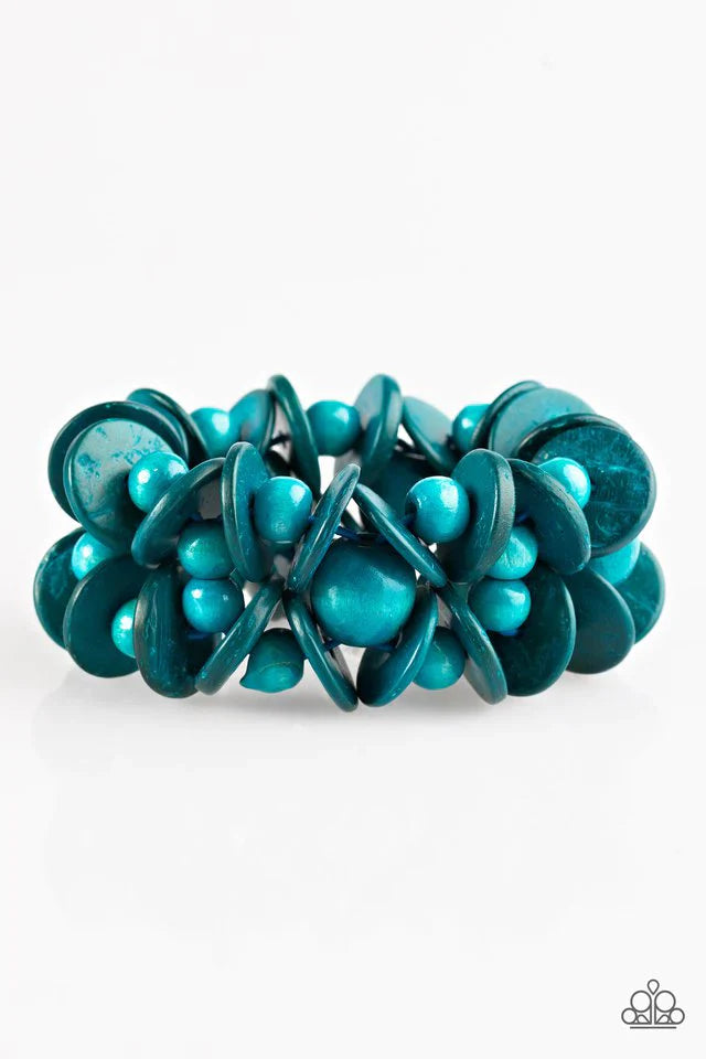 Paparazzi Bracelet ~ Tropical Temptress - Blue