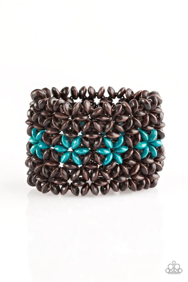 Paparazzi Bracelet ~ Bahama Babe - Blue