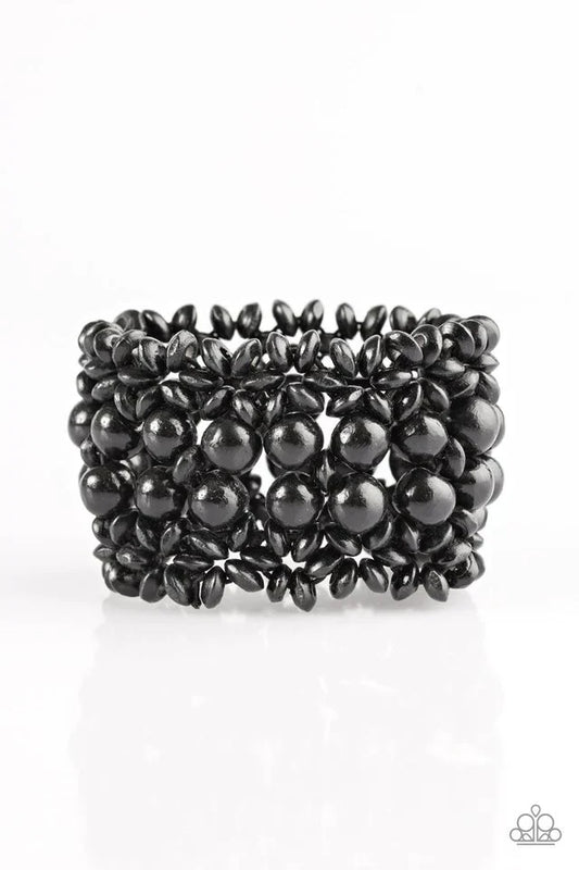 Paparazzi Bracelet ~ Tropical Bliss - Black