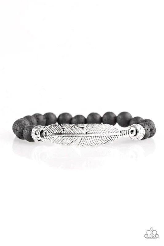 Paparazzi Bracelet ~ Soar High - Black