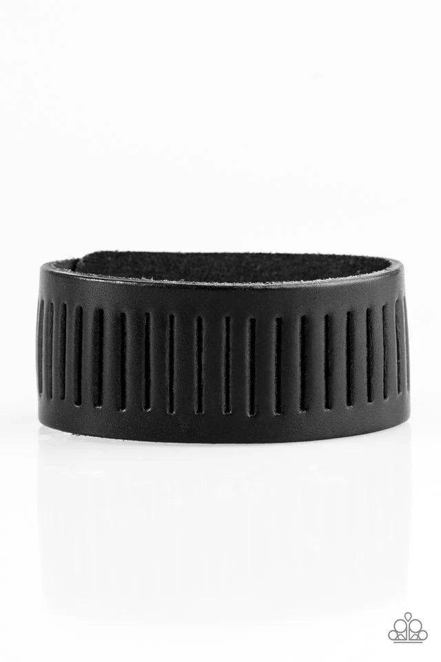 Paparazzi Bracelet ~ Take A Drive - Black
