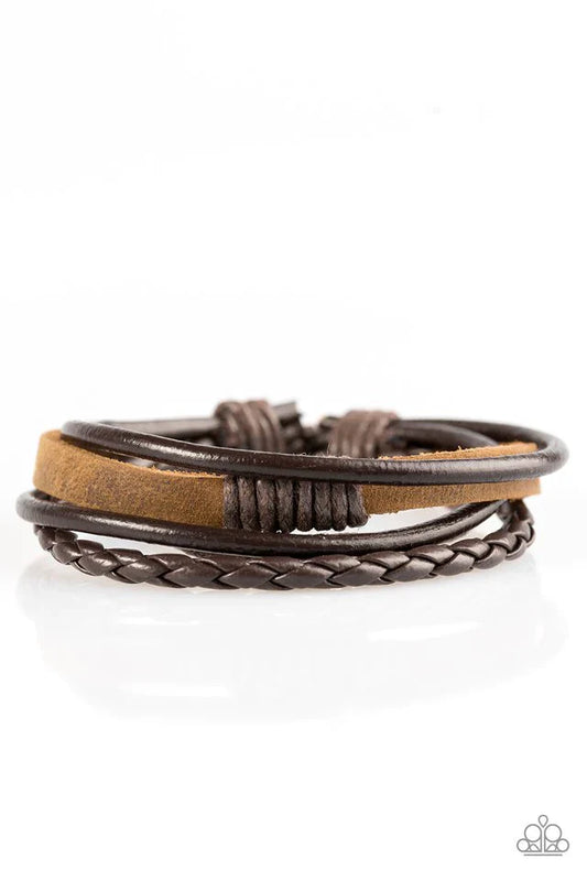 Paparazzi Bracelet ~ Peak Performance - Brown