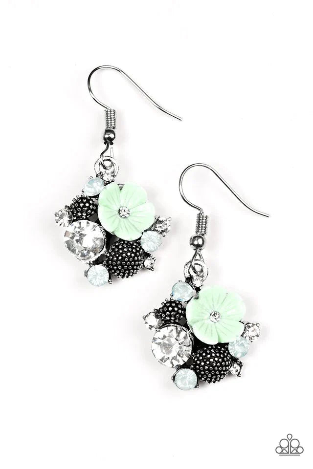 Paparazzi Earring ~ Lily Valleys - Green