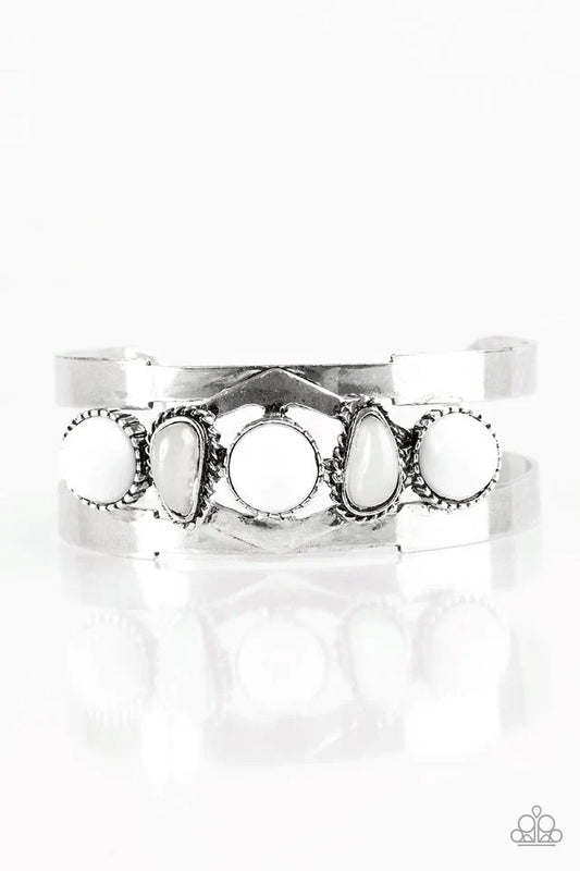 Paparazzi Bracelet ~ Keep On TRIBE-ing - White