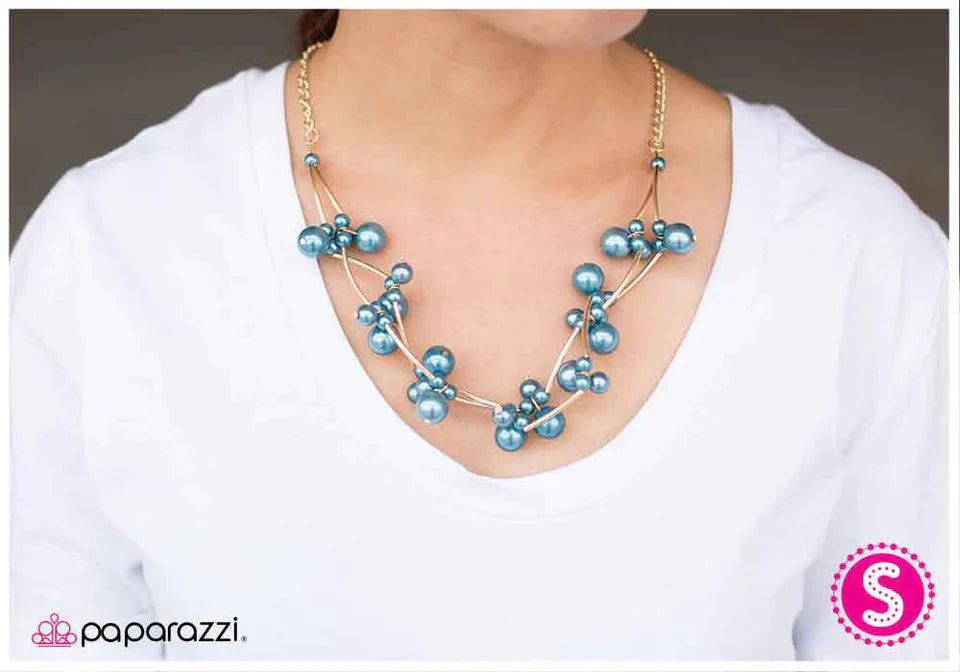 Paparazzi Necklace ~ Instant Classic - Blue