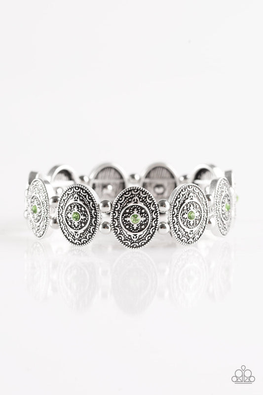Paparazzi Bracelet ~ Girl Grandeur - Green