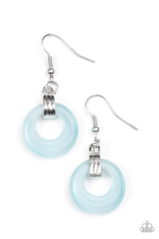 Paparazzi Earring ~ Look High and GLOW - Blue