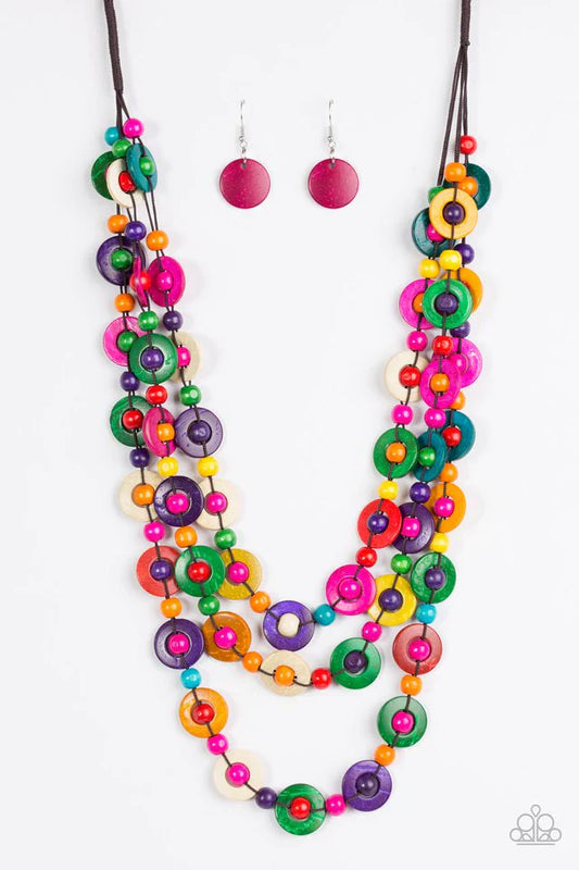 Paparazzi Necklace ~ Bermuda Belle - Multi