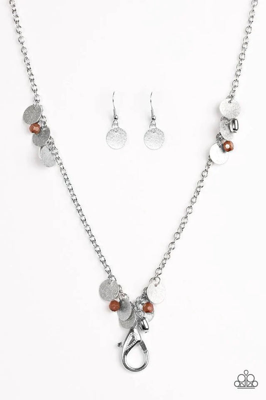 Paparazzi Necklace ~ Musical Expression - Brown