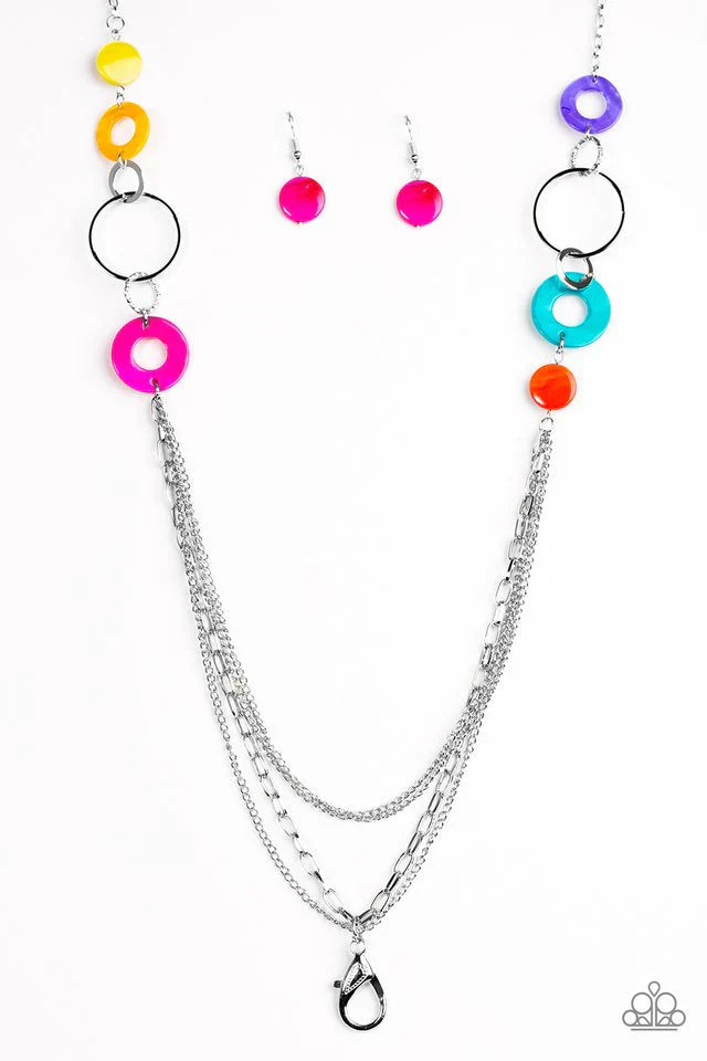 Paparazzi Necklace ~ Tropical Sunsets - Multi