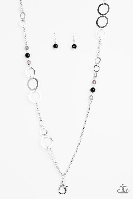 Paparazzi Necklace ~ The GLOW-est Of The GLOW - Black