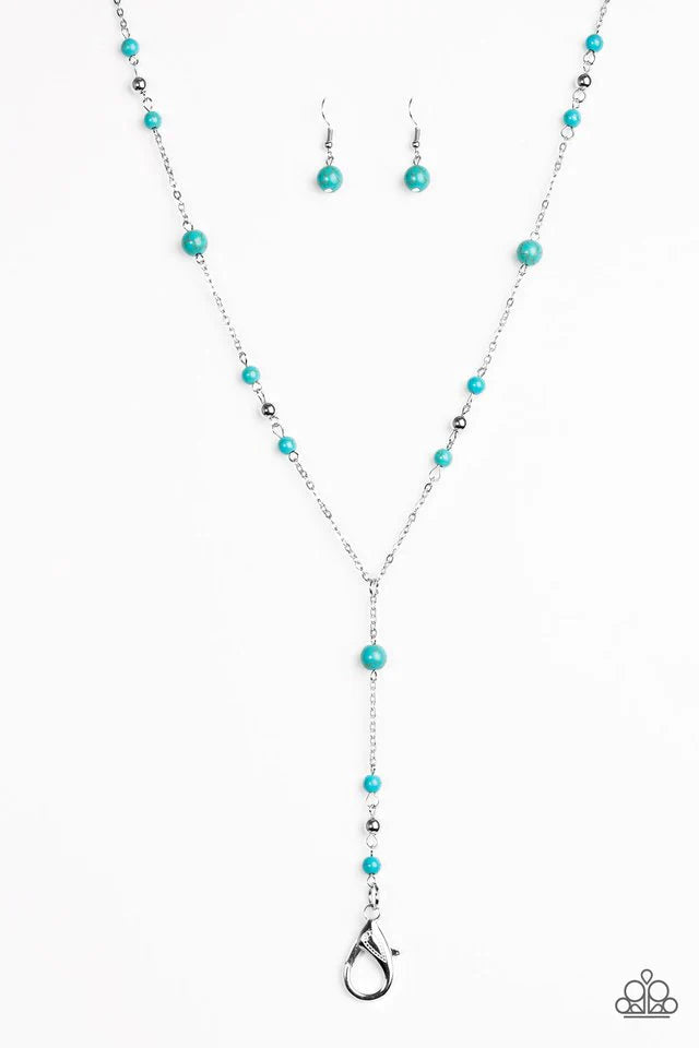 Paparazzi Necklace ~ Modern Mountaineer - Blue