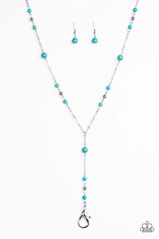 Paparazzi Necklace ~ Modern Mountaineer - Blue