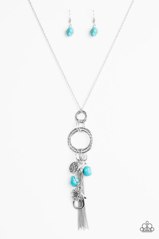 Paparazzi Necklace ~ Tour de Desert - Blue