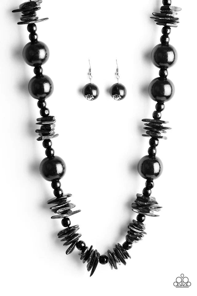 Paparazzi Necklace ~ Yes We CANCUN! - Black
