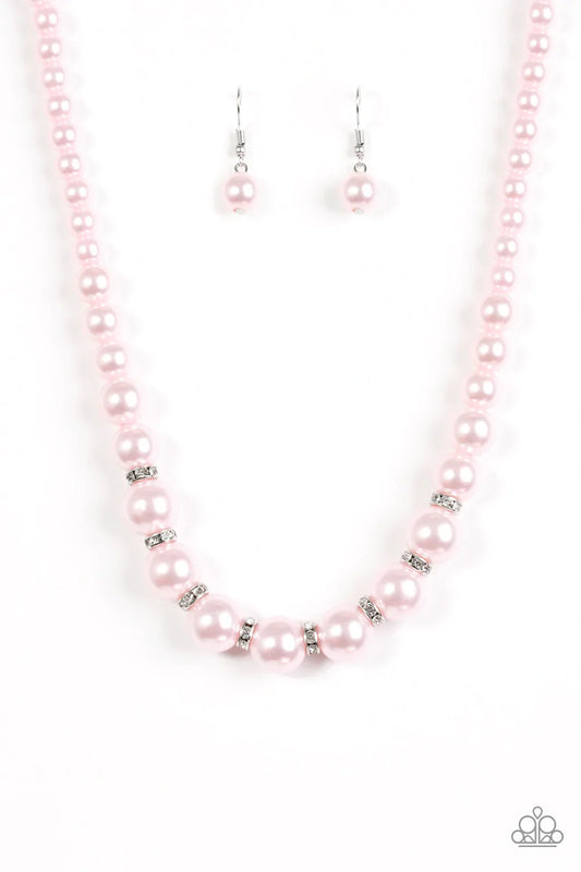Paparazzi Necklace ~ Showtime Shimmer - Pink