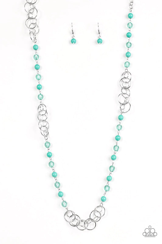 Paparazzi Necklace ~ Dreamy Discovery - Green