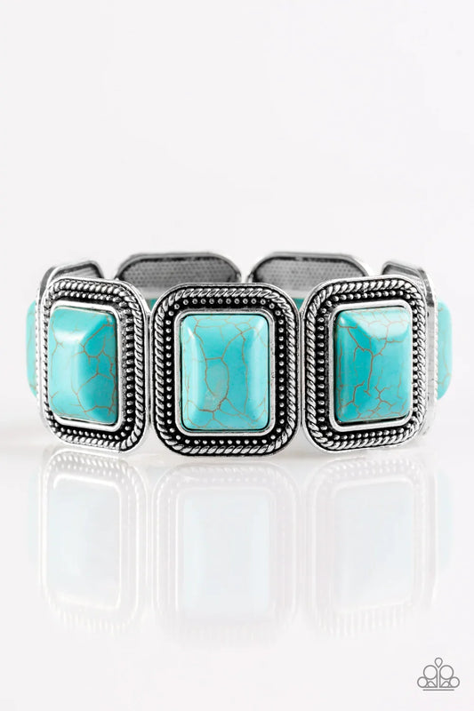 Paparazzi Bracelet ~ Cowgirl Chic - Blue