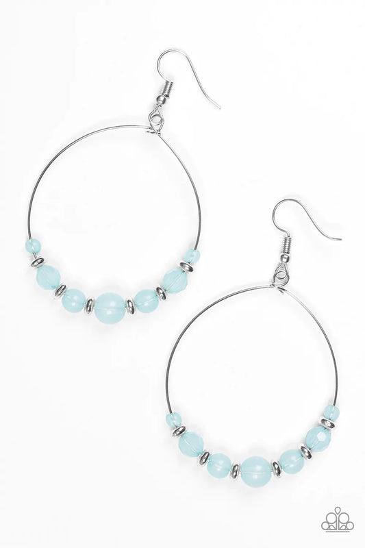 Paparazzi Earring ~ Going For GLOW - Blue