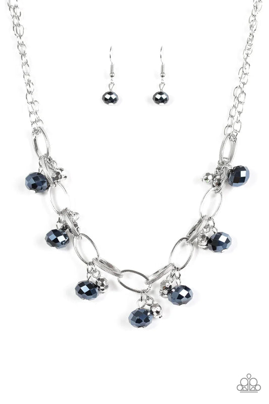 Paparazzi Necklace ~ Lets Get This FASHION Show On The Road! - Blue