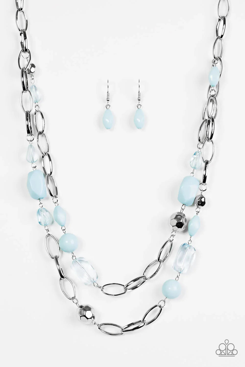 Paparazzi Necklace ~ GLEAM Weaver - Blue
