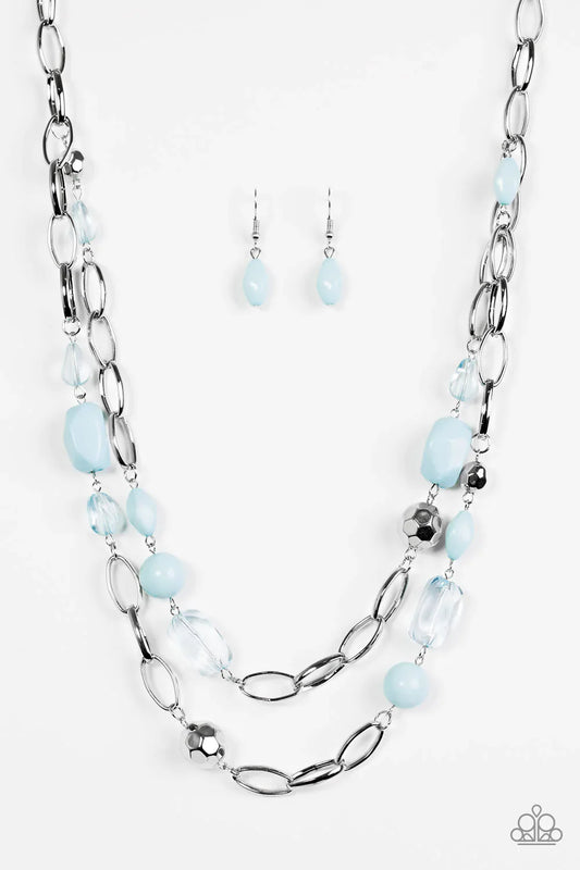 Paparazzi Necklace ~ GLEAM Weaver - Blue