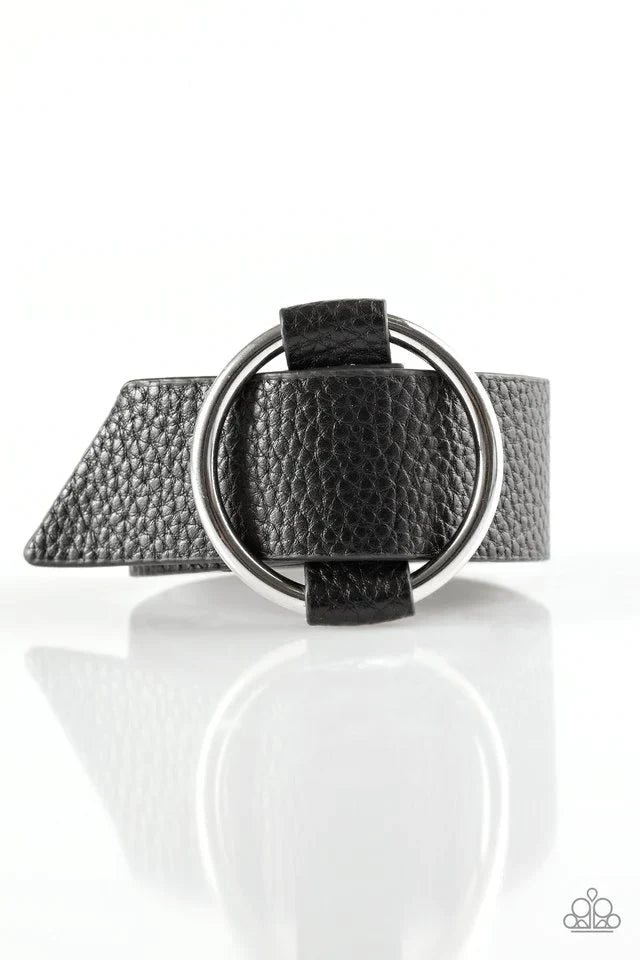 Paparazzi Bracelet ~ Simply Stylish - Black