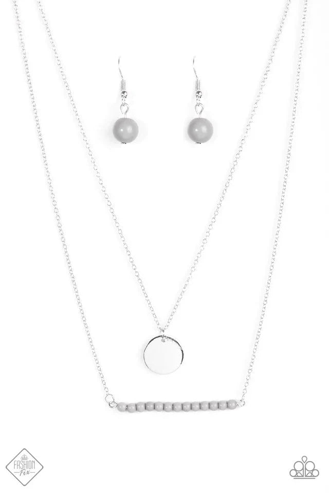 Paparazzi Necklace ~ Keep It Basic - Silver