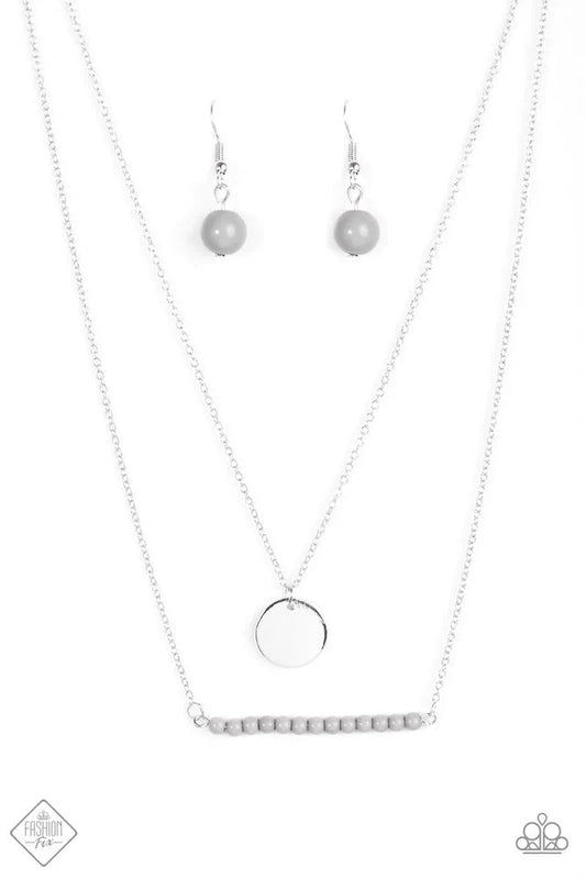 Paparazzi Necklace ~ Keep It Basic - Silver