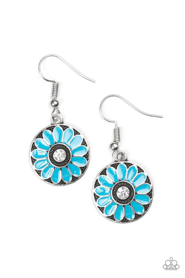 Paparazzi Earring ~ Lily Luau - Blue
