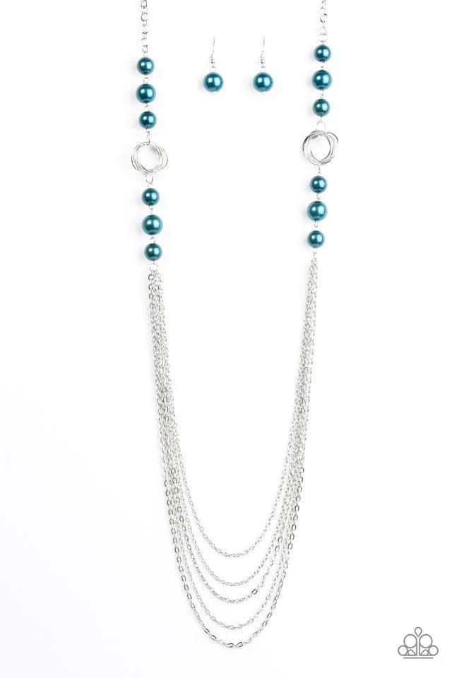 Paparazzi Necklace ~ Pour The Wine - Blue