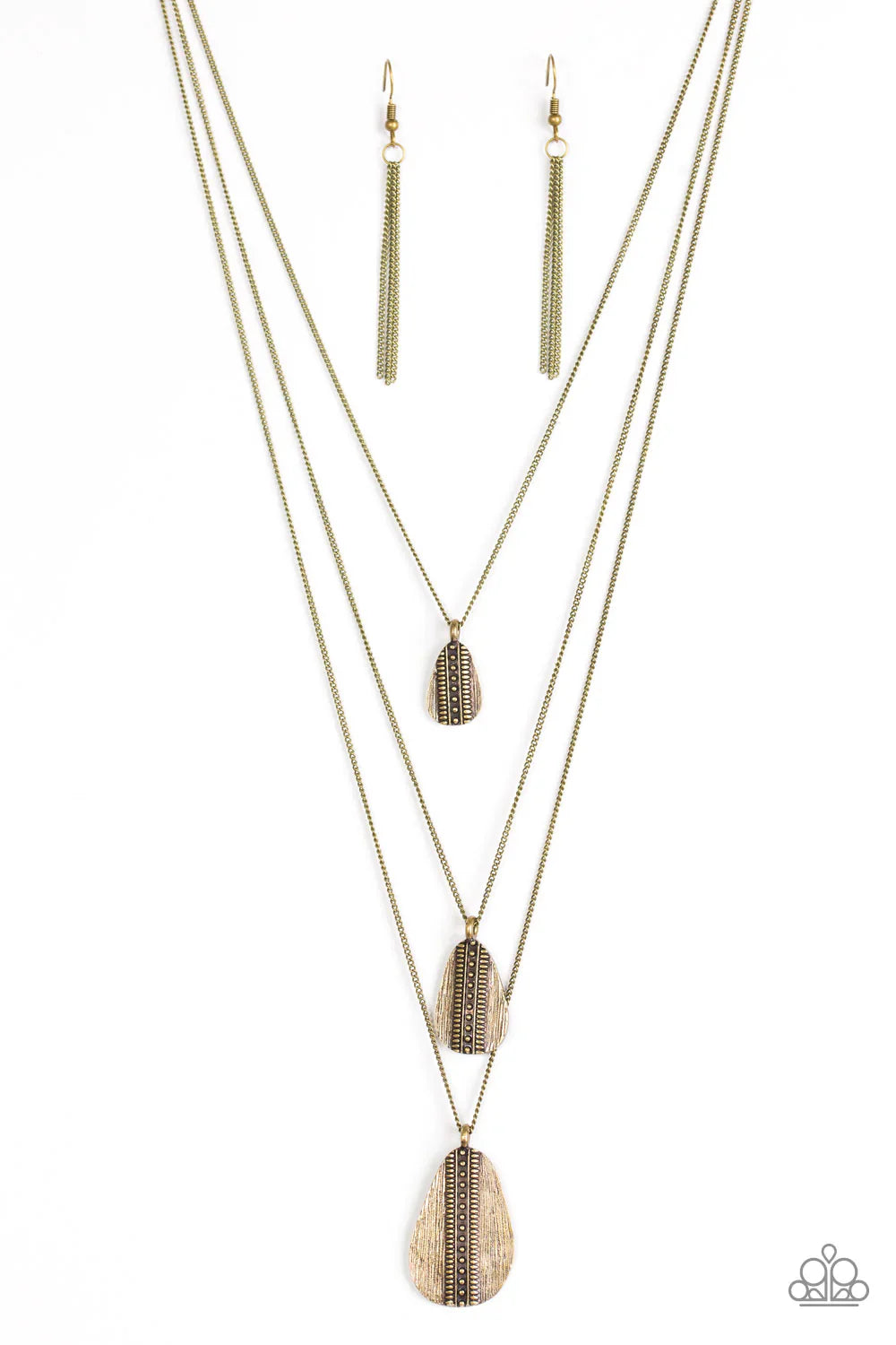Paparazzi Necklace ~ Sonoran Storm - Brass