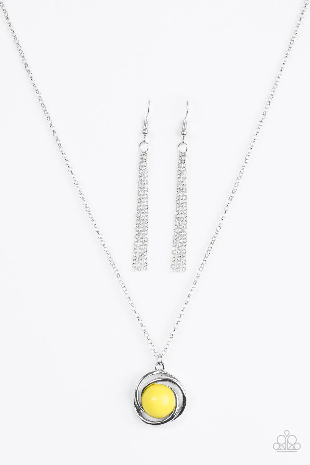Paparazzi Necklace ~ Ripple Effect - Yellow