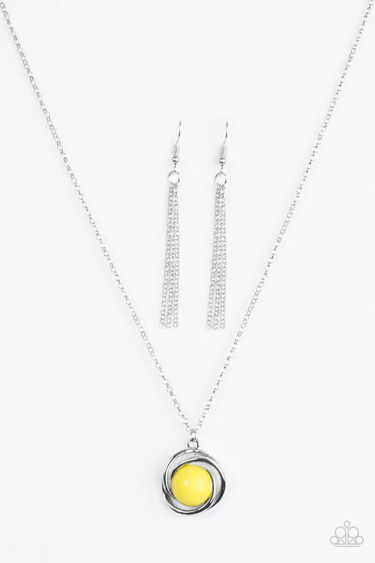 Paparazzi Necklace ~ Ripple Effect - Yellow