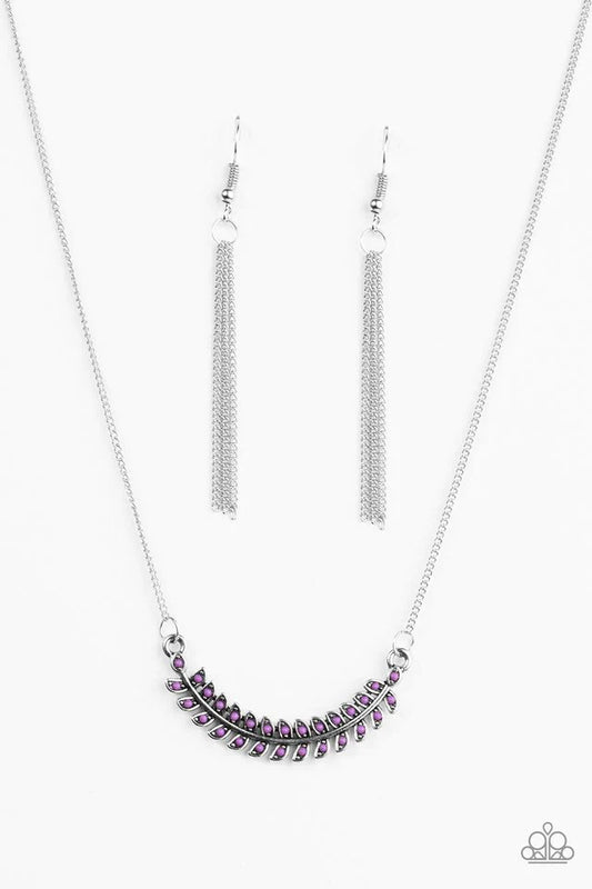 Paparazzi Necklace ~ Flying Colors - Purple