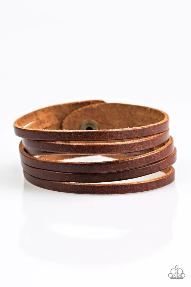 Paparazzi Bracelet ~ Day Hike - Brown