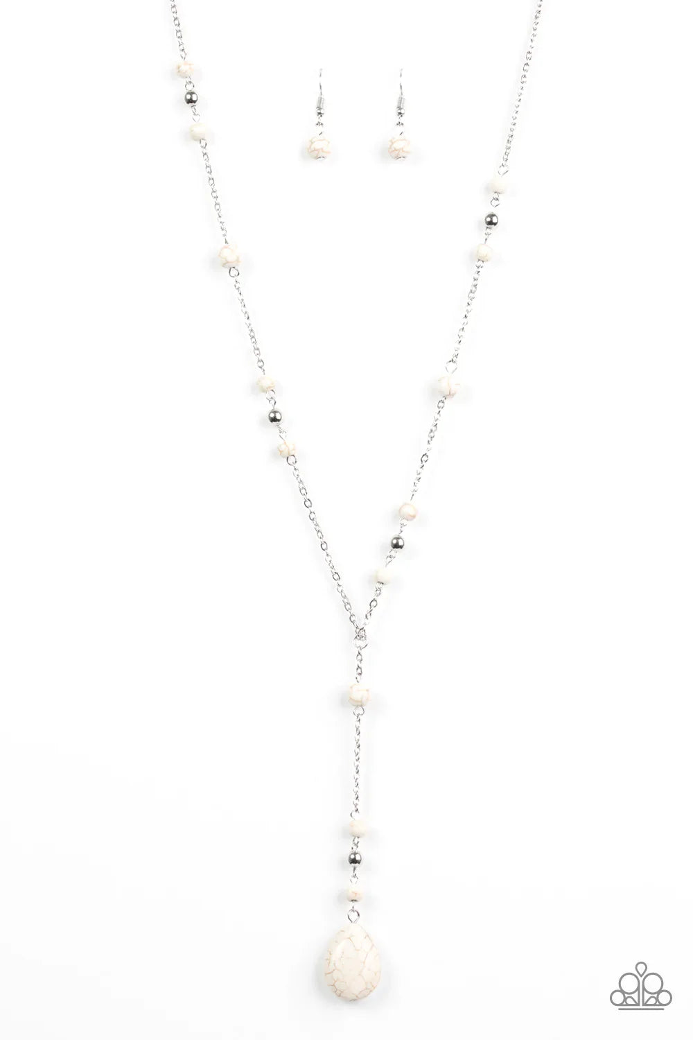 Paparazzi Necklace ~ Modern Mountaineer - White