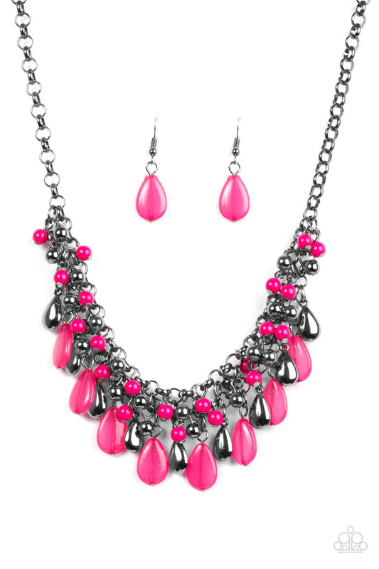 Paparazzi Necklace ~ Diva Attitude - Pink